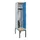 locker met bank,HxBxD 2120x400x815mm,1vak,vak B 400mm,draaigrendel