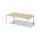 vergadertafel/directiebureau,HxBxD 740x2000x1200mm,rechthoekig