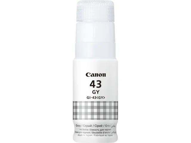 Canon GI-43GY, Origineel, Grijs, Canon, PIXMA G640 PIXMA G540, 60 ml,