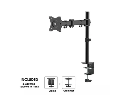 Neomounts Monitorarm 1 Scherm Zwart 30 inch Nm-d135black