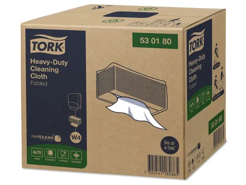 Tork 530180 W4 Heavy Duty Reinigingsdoeken 1-Laags 280 Stuks