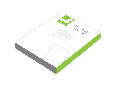 L-map A4 Transparant PP Gekorreld 0.12mm Pak 10 stuks