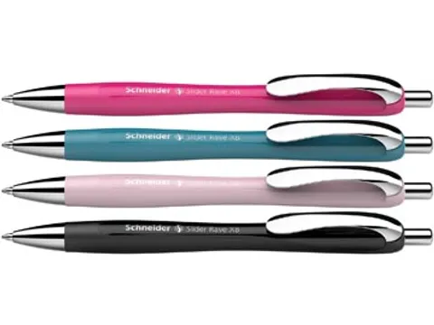 Slider Rave balpen blauw extra breed felle kleuren 3+1 gratis