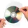 Cd/dvd hoes 3L 127x127mm met klep zelfklevend transparant 10stuks