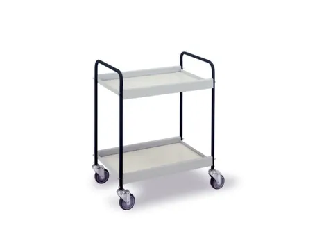 Universele Wagen Staalbuis 40kg 625x390mm 2 Etages Diepzwart