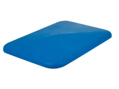 Deksel Voor Verrijdbare Rechthoekige Bak 340 Liter Blauw