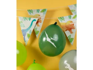 Vlaggenlijn 10 meter Party Flags foil Dino - 3