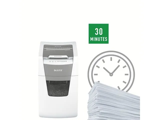 Papiervernietiger Leitz IQ Auto+ Office 150 P-5 snippers 2x15mm
