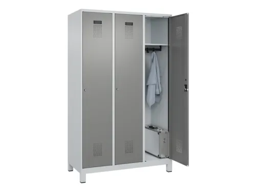 locker,HxBxD 1950x1200x500mm,3vak,vak B 400mm,cil.-slot,voeten