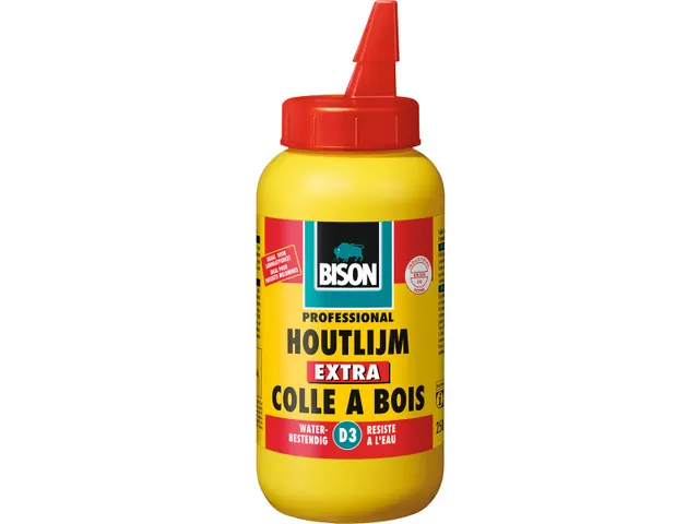 Bison houtlijm Extra wit 250 g