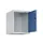 opzetkast,v. locker,1vak.,vak B 400mm,HxBxD 500x400x500mm,cilinderslot