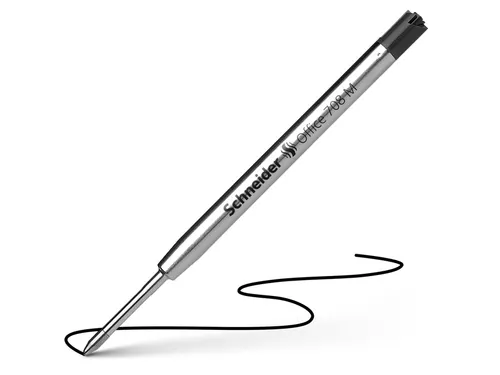 Balpenvulling Schneider Office 708-1 Zwart Medium