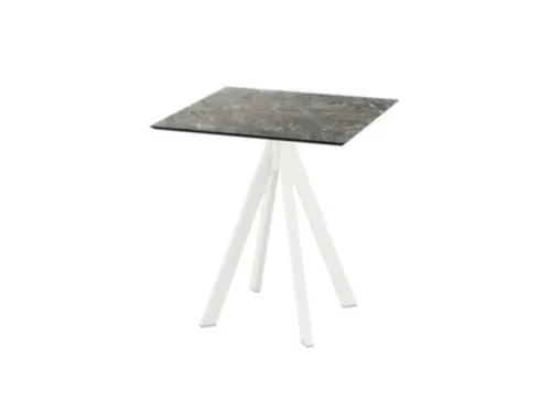 bistrotafel,HxBxD 730x700x700mm,rechthoekig,4voeten wit