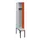 locker met bank,HxBxD 2120x300x815mm,1vak,vak B 300mm,cilinderslot