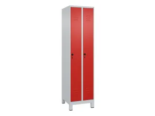 locker,HxBxD 1950x500x500mm,2vak,vak B 250mm,draaigrendel,voeten - 1