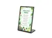 Menustandaard Scritto L-stand Zwart A6