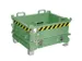 mini-benne à fond ouvrant,HxLxl 625x800x1000mm,0,24m³,fourreau,acier