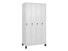 locker,HxBxD 1950x1000x500mm,4vak,vak B 250mm,draaigrendel,voeten