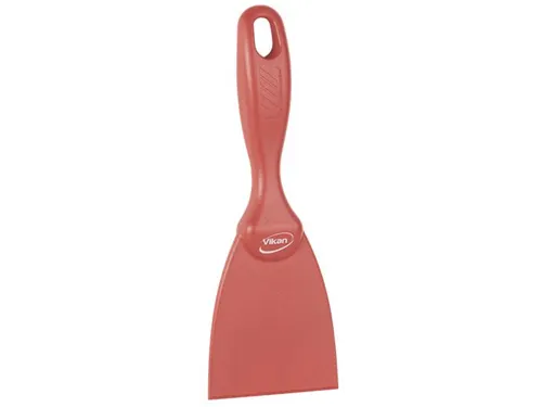 Vikan 40624 Hygiene Handschraper Recht 75mm Rood