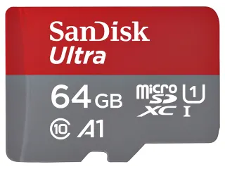 Geheugenkaart Sandisk MicroSDXC Ultra 64GB (140mb/s C10 - SDA UHS-I) - 1