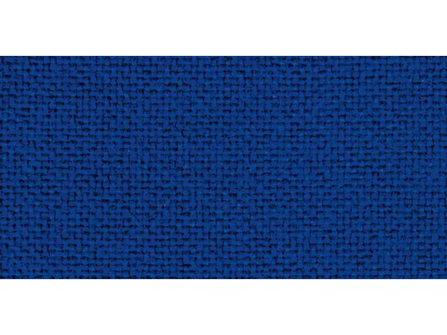 Chaise Visiteur,4 Pieds Tube Ovale Chromé,Assise Tissu Bleu,Dossier
