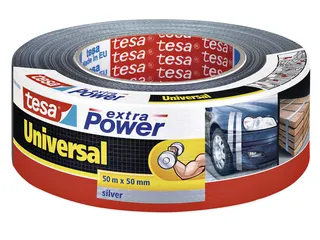 Plakband Tesa 50mmx50m extra Power grijs - 1