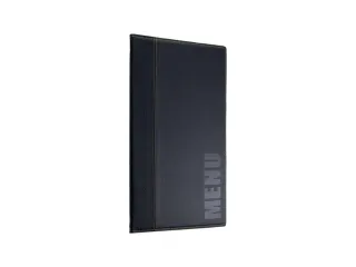 Menukaart Securit Trendy A4 2 tassen zwart lederlook - 3