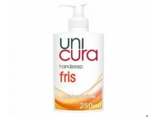 Unicura Fris Antibacteriële Handzeep met pomp 6x250ml - 1