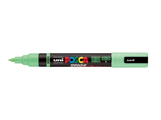 Paintmarker Uni POSCA PC-5BR brushpunt M lichtgroen