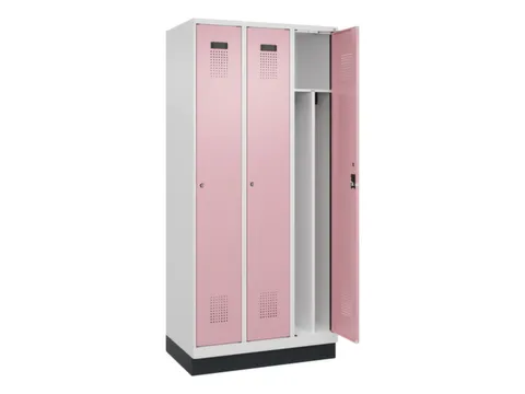 locker voor scheiding van kleding,HxBxD 1950x900x500mm,3vak