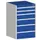ladekast HxBxD 1000x650x525mm 6laden romp RAL7035 front RAL5010