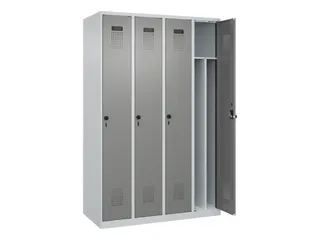 locker voor scheiding van kleding,HxBxD 1850x1200x500mm,4vak - 1
