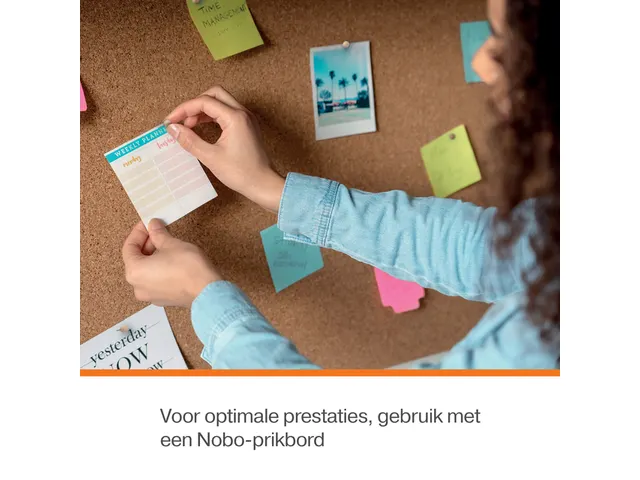 Punaises Nobo hout voor memobord 40 stuks