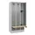 locker met bank,HxBxD 1950x900x815mm,3vak,vak B 300mm,cilinderslot