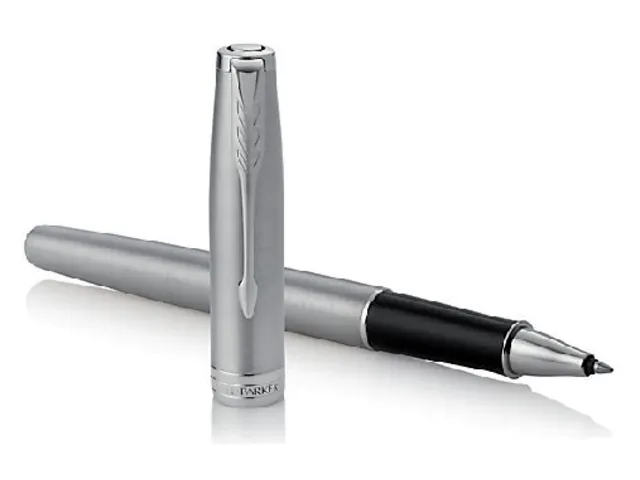 Rollerpen Parker Sonnet Stainless Steel CT Finish Fijn