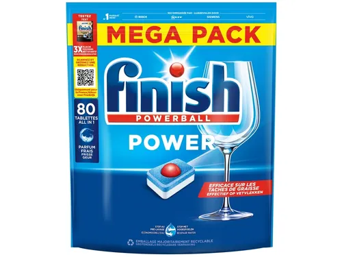 Vaatwastabbletten Finish All-in-one Power Regular 80 stuks