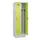 locker voor scheiding van kleding,HxBxD 1950x600x500mm,2vak
