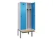 locker met bank,voor scheiding van kleding,HxBxD 2120x800x815mm,2vak