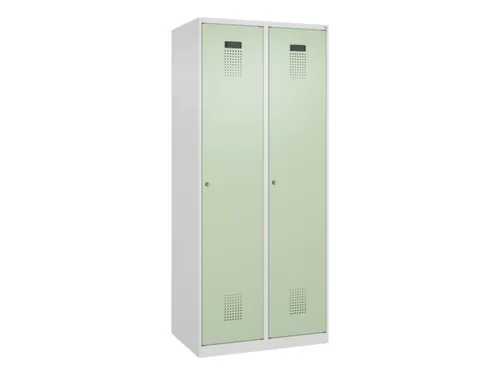 locker voor scheiding van kleding,HxBxD 1850x800x500mm,2vak