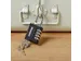 Hangslot MasterLock combi alu + sleutel 40mm zwart