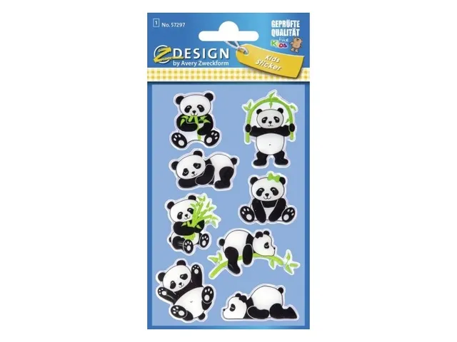 Kleurrijke stickers, deze 3D sticker is gemaakt van gekleurd bedrukt z