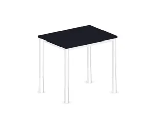 In hoogte verstelbaar bureau,HxBxD 720-840x800x600mm,CC-zwart - 2