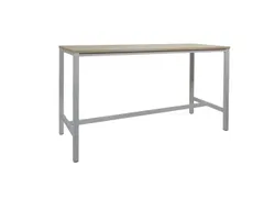 Domino Basic Statafel 180x80x110cm Robson Eiken Onderstel Alu