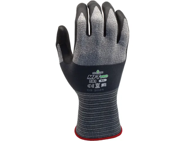 Showa MFT PRO 381 handschoen microvezel Grijs maat 6/S