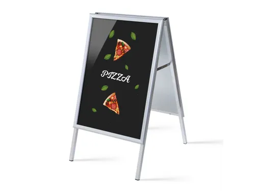 Stoepbord A1 complete set met print "Pizza"