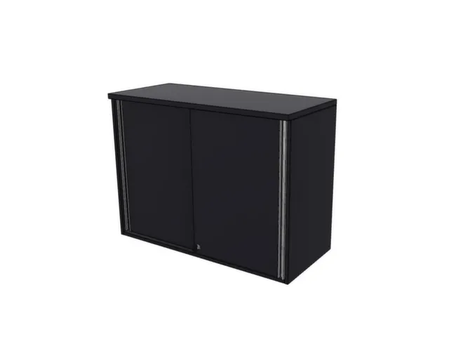opzetkast,v. schuifdeurkast,HxBxD 740x1200x445mm,schuifdeur,CC-zwart
