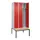 locker met bank,voor scheiding van kleding,HxBxD 2120x900x815mm,3vak