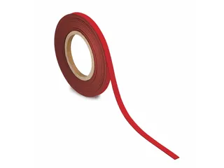 Magneetband Rood beschrijf wisbaar 10mx10mmx1mm - 1