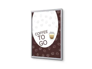 Kliklijst A1 complete set met print "Coffee to Go" - 1