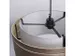 Abat-jour Nextime Beam 50 cm bois noyer noir